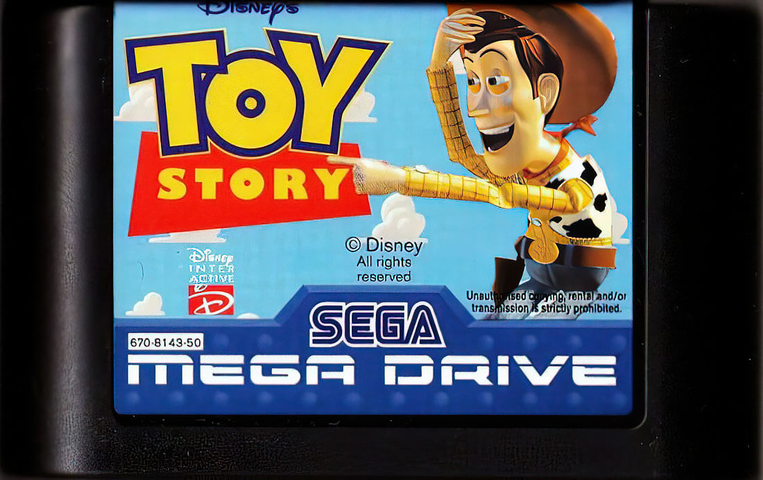 Лицензионный картридж Toy Story для Sega Mega Drive